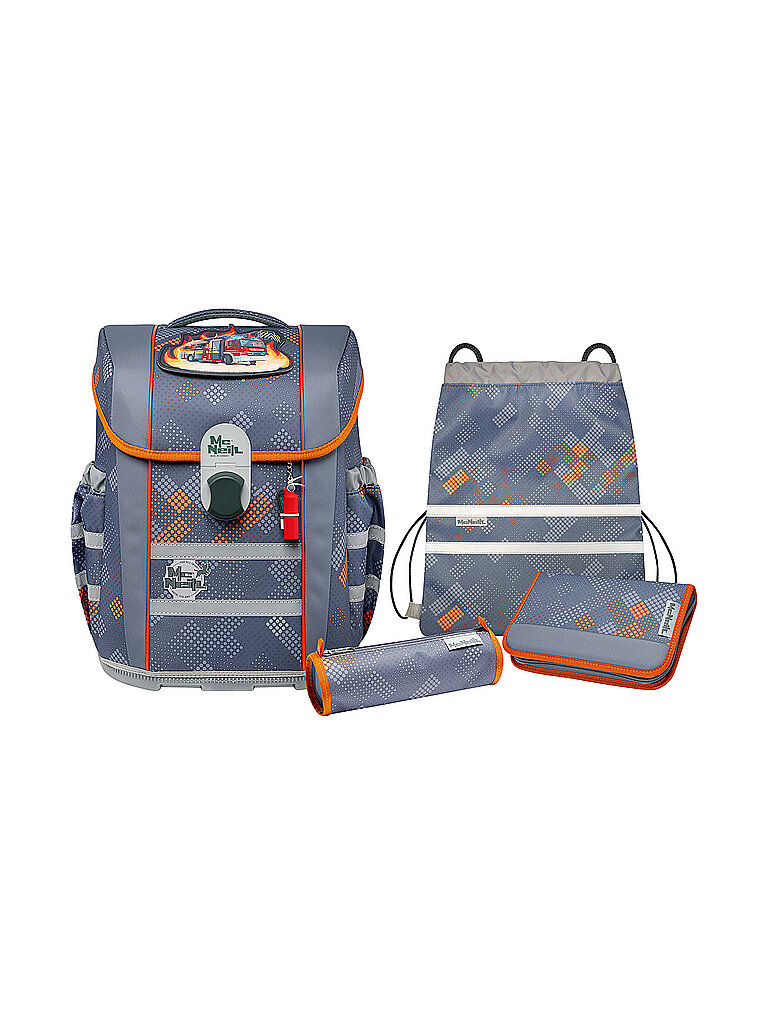 MC NEILL Schultaschen Set mac2 5tlg Fire
